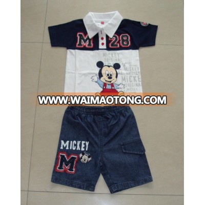 BOYS Clothing set , fashionable cute design nice printed kids pajama set